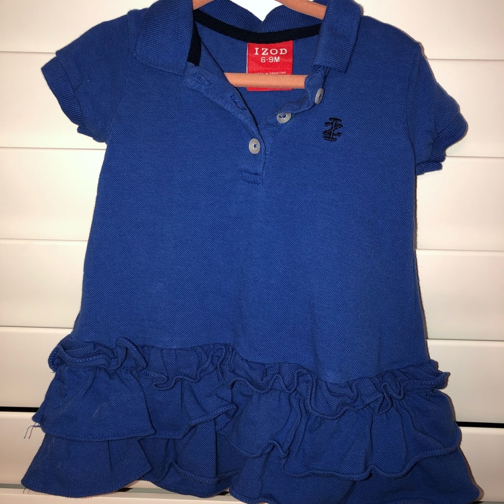 🌟 3 for $25 🌟 blue ruffle polo dress w/ bloomers